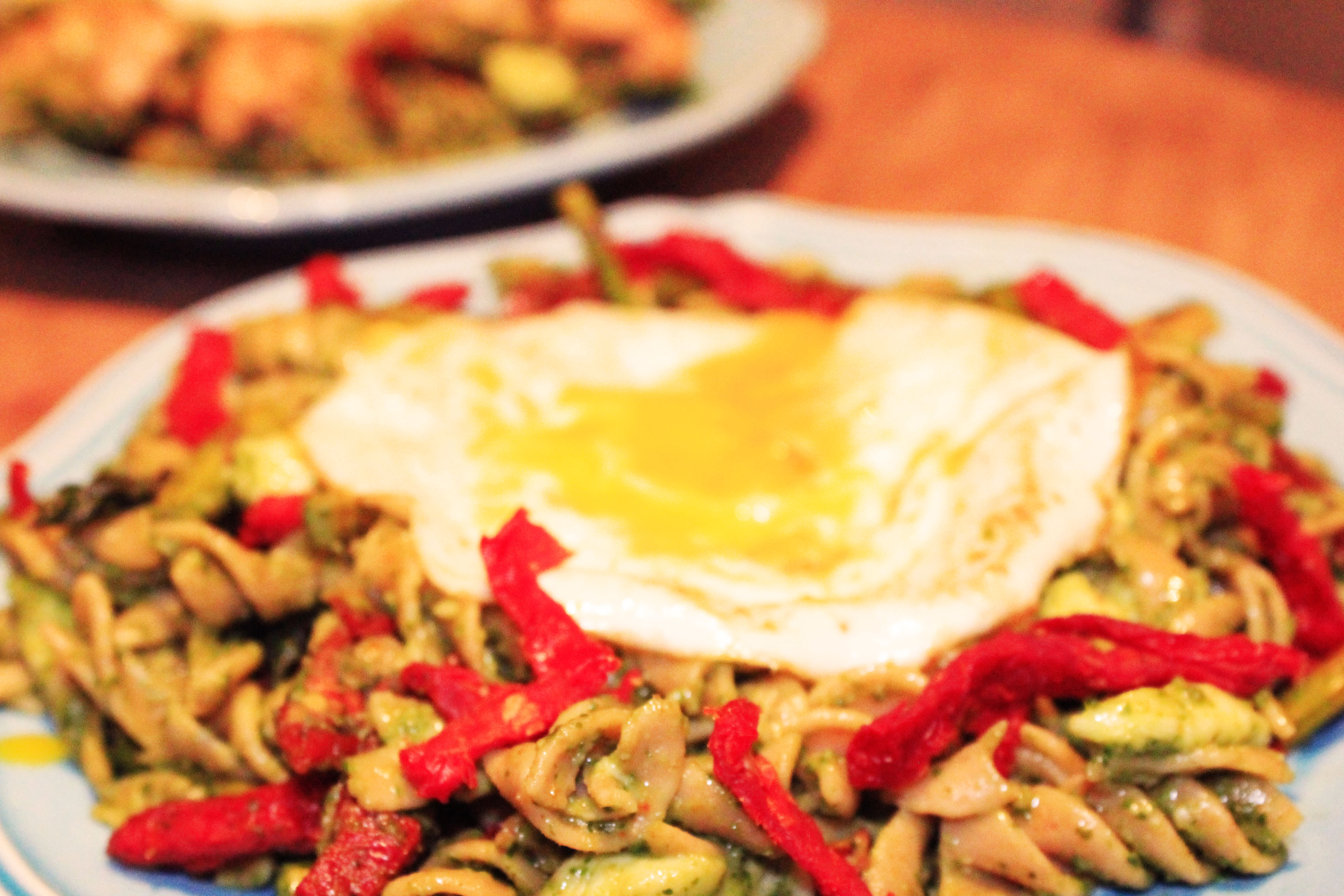 Pesto Pasta with Veggies