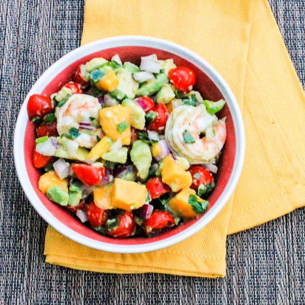 A light and fresh, spicy and sweet salad so tropical, you'll think you're in the Caribbean.