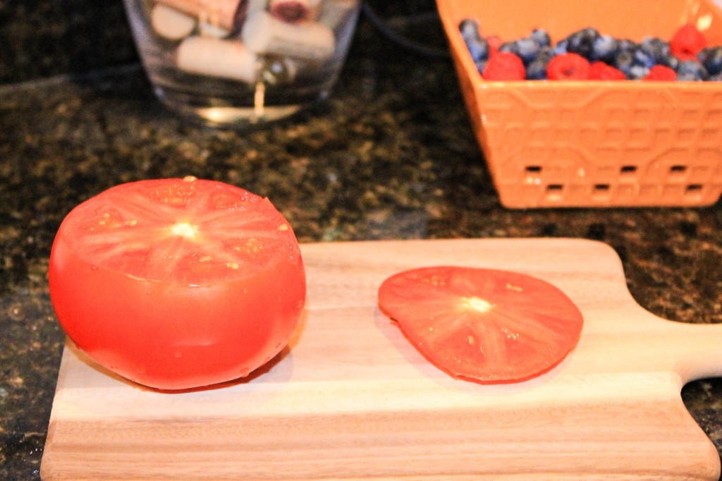 Tuna salad stuffed tomato cups (1 of 12)