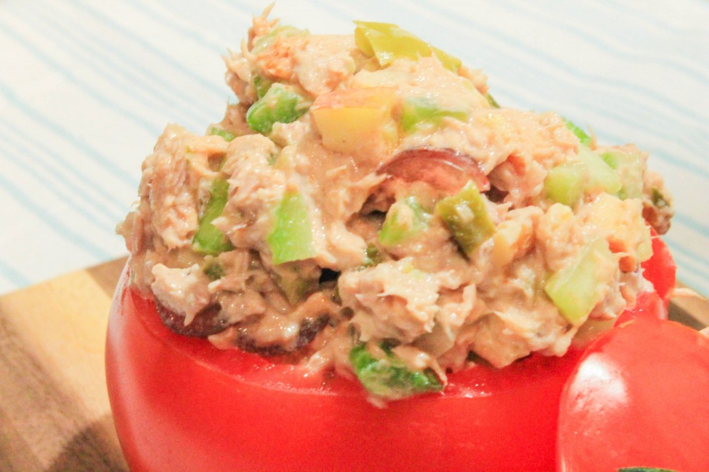 Tuna salad stuffed tomato cups (10 of 12)