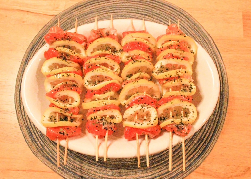 Lemon Salmon Kebabs (1 of 6)