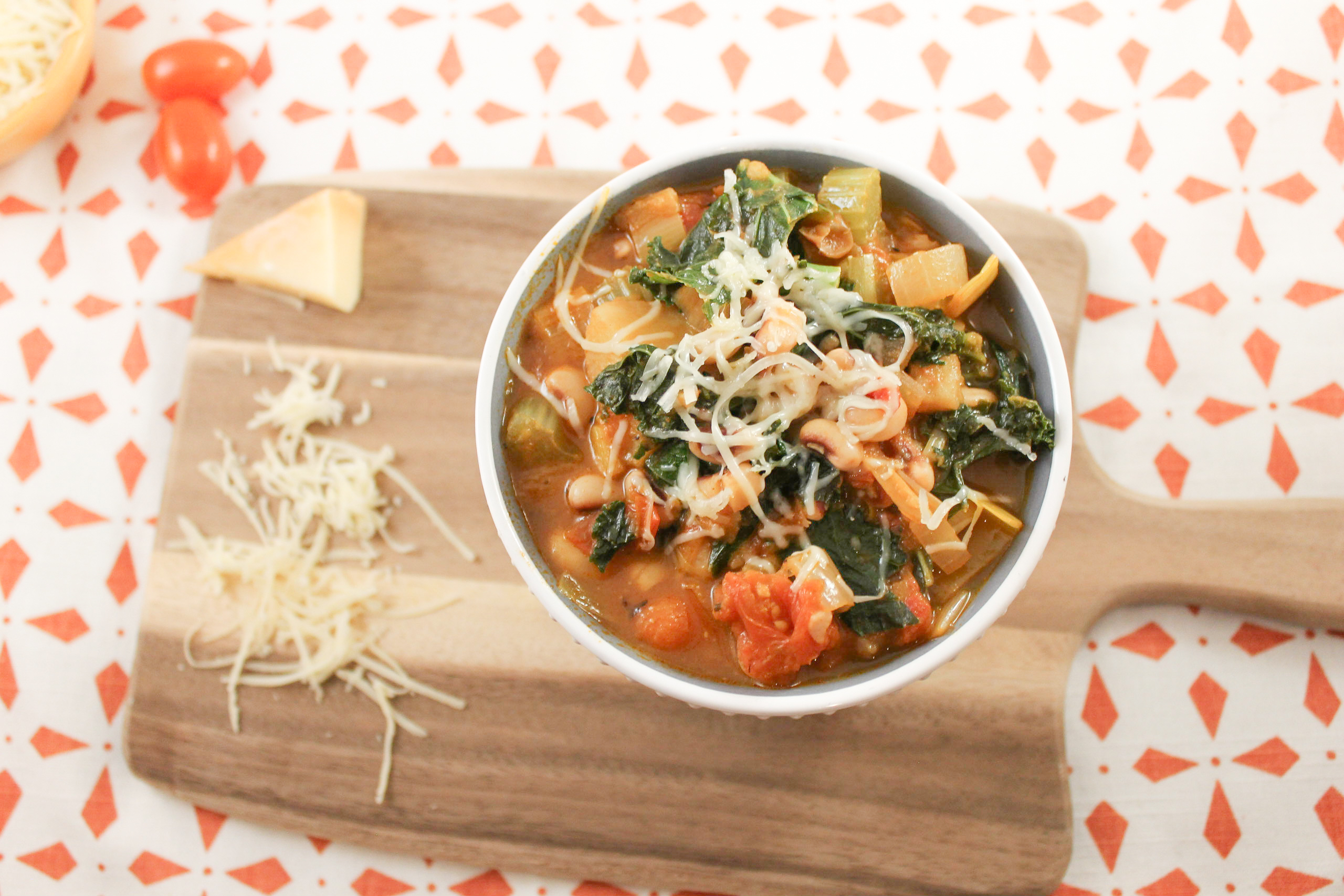 Black-Eyed Pea Tomato and Vegetable Soup