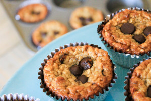 Skinny Greek Yogurt Banana Muffins