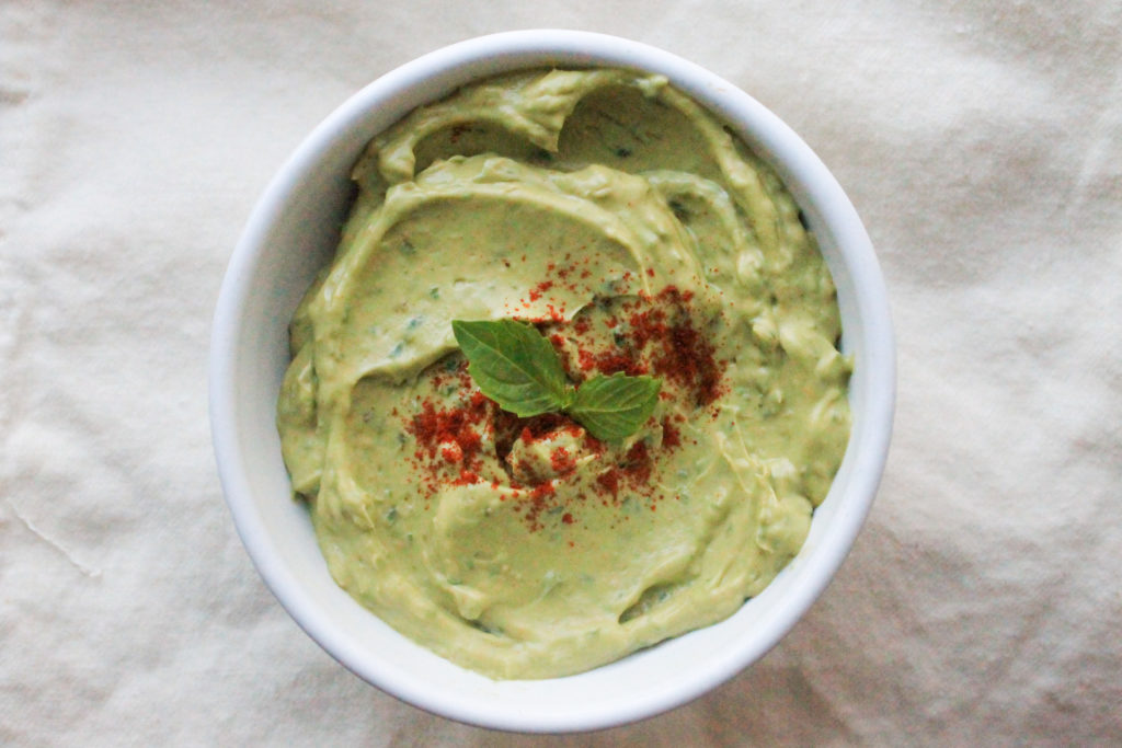 Basil Avocado Spread