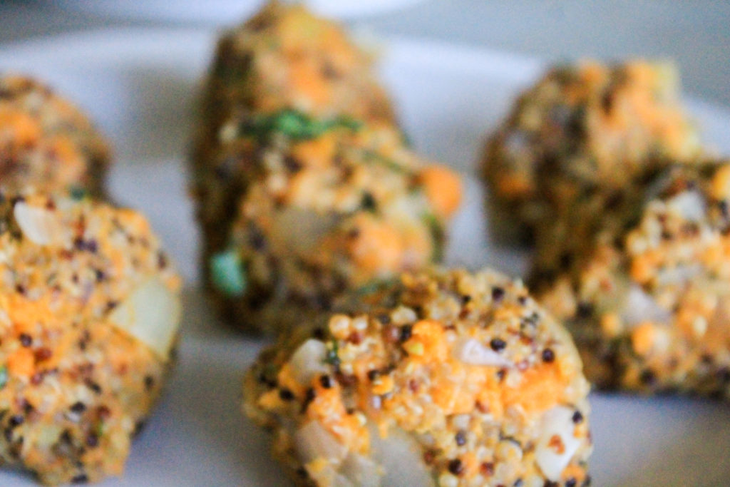 Sweet Potato Quinoa Patties 