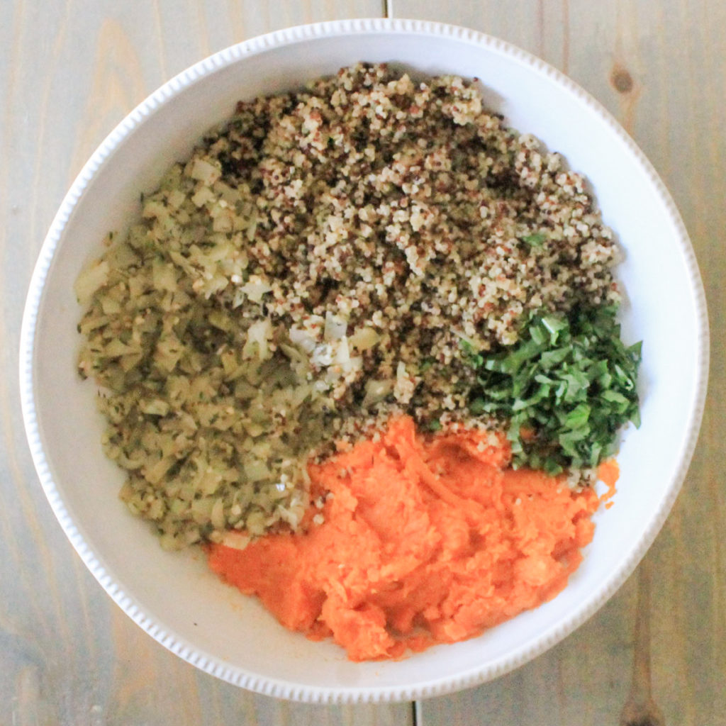 Sweet Potato Quinoa Patties ingredients