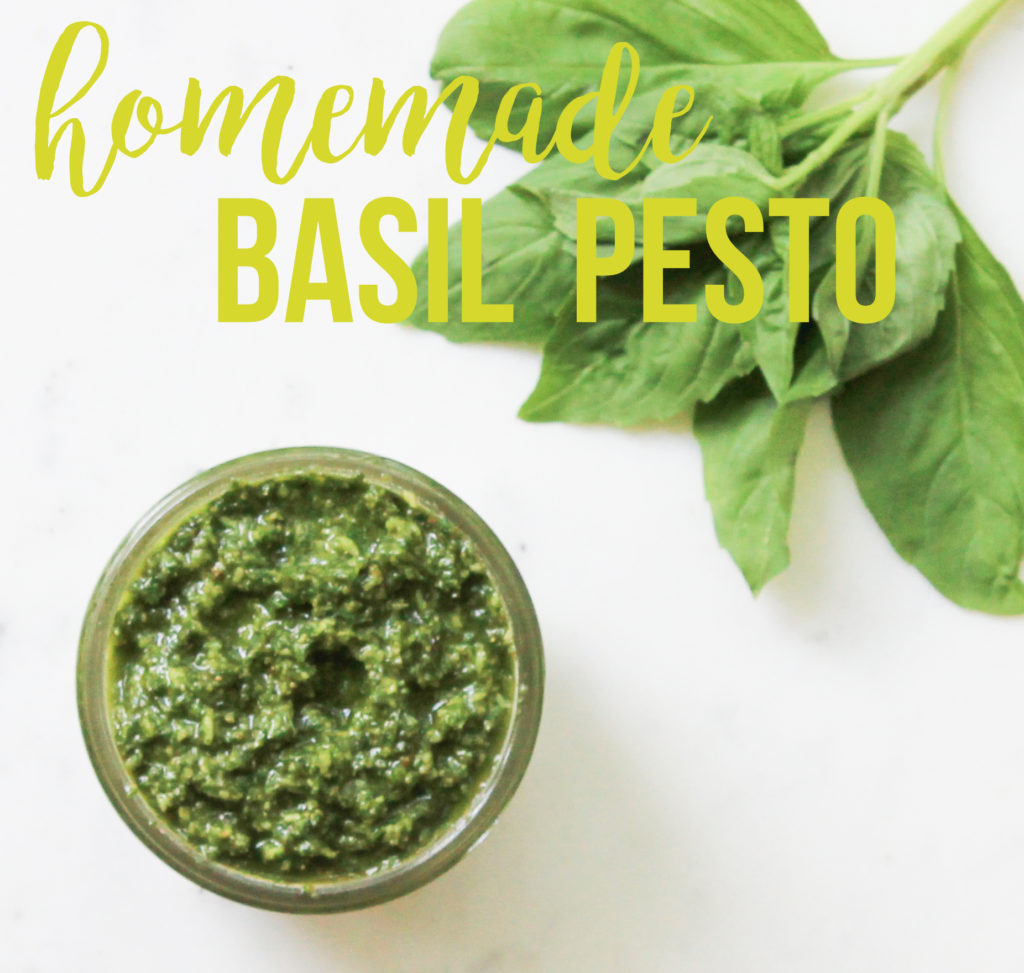 Homemade Basil Pesto