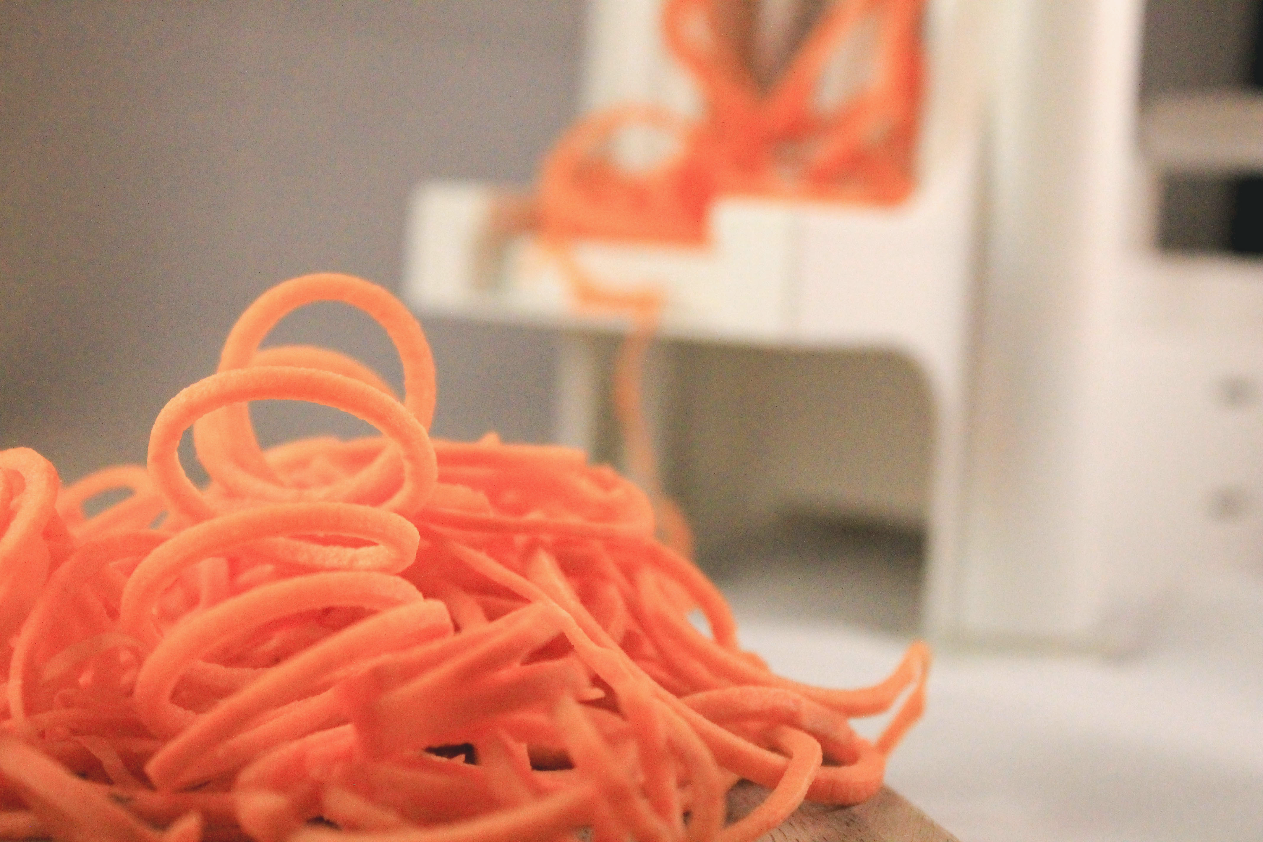 Spiralized Sweet Potatoes