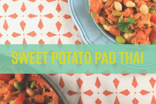 Sweet Potato Pad Thai title page