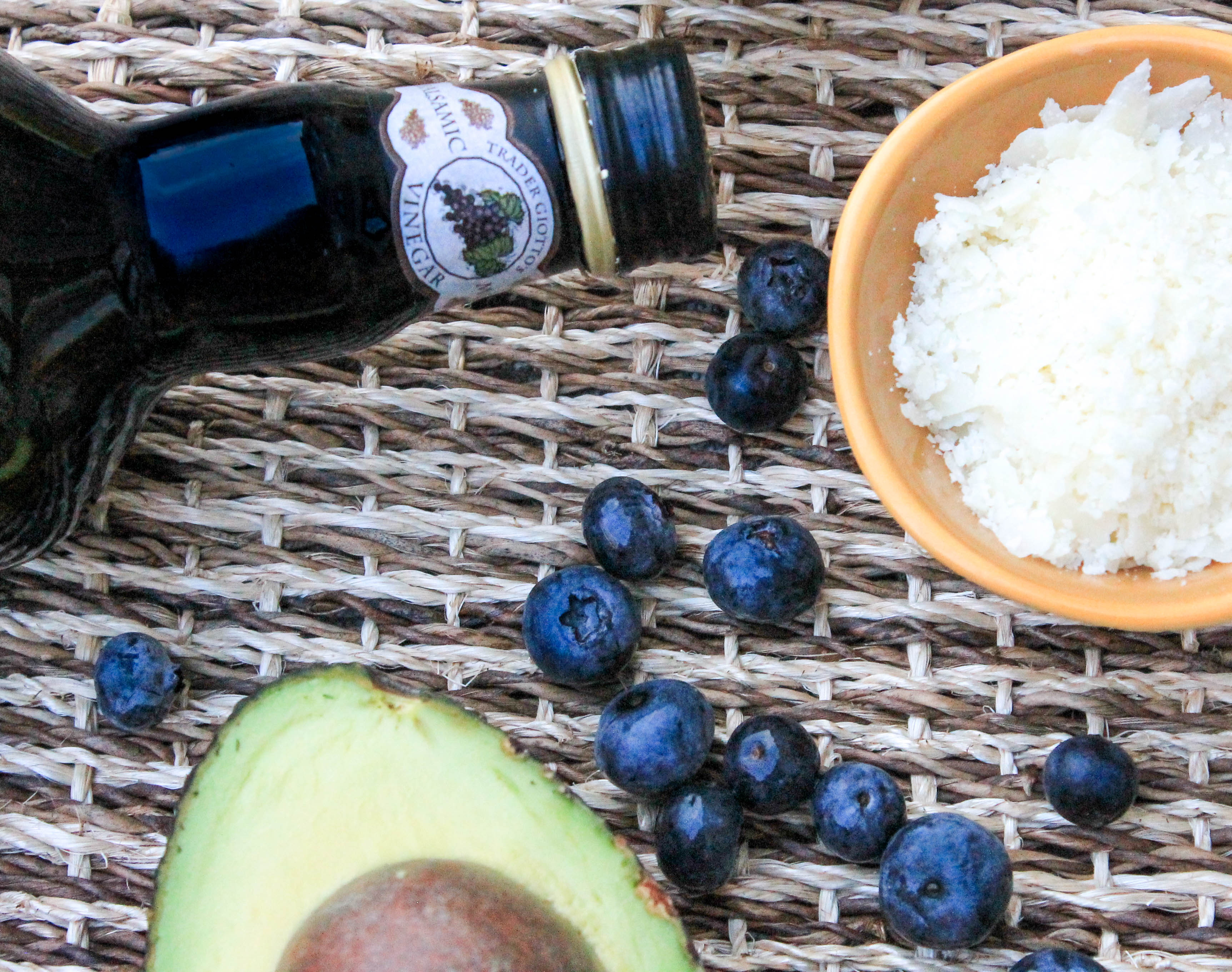 Loaded Blueberry Balsamic Avocados Ingredients