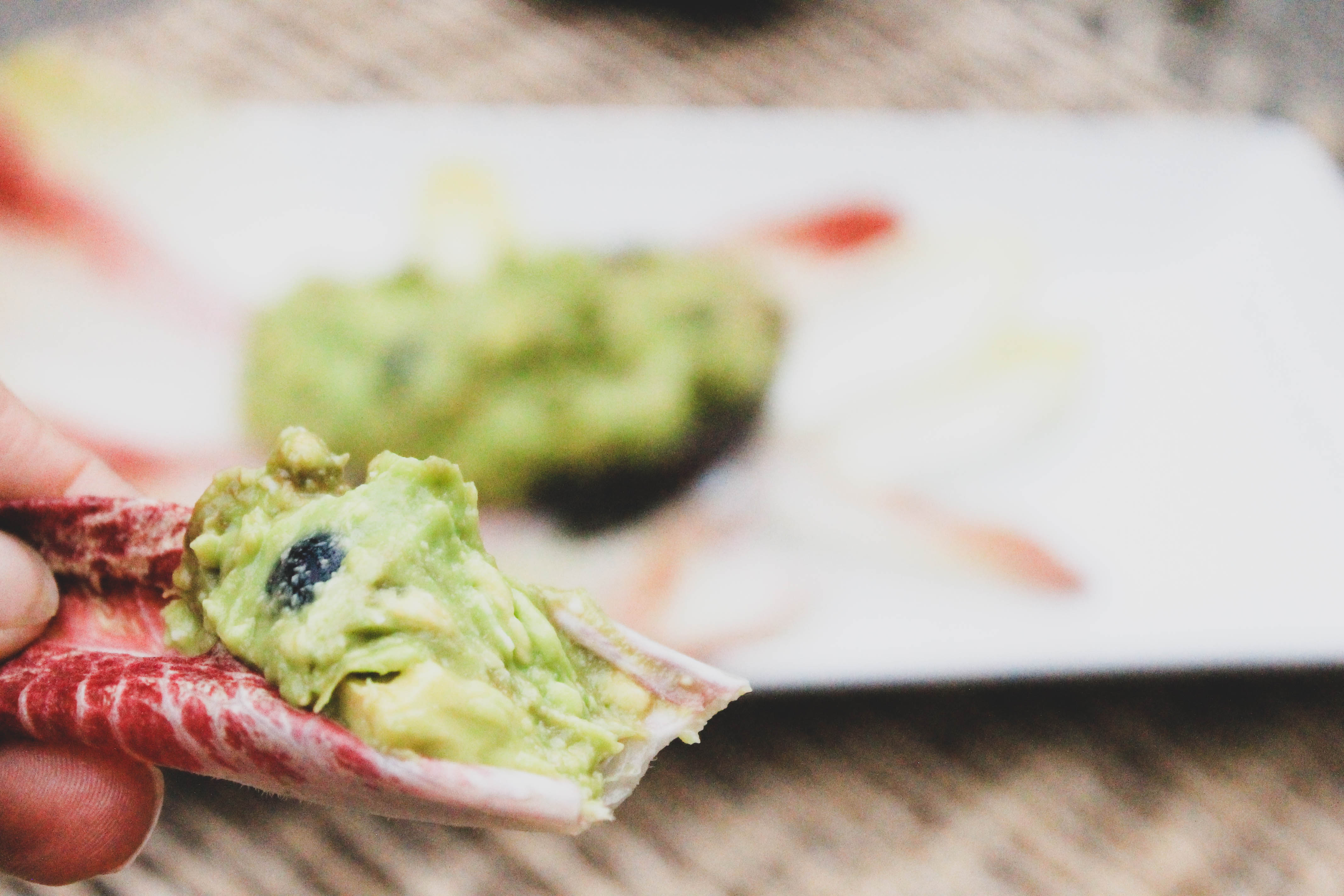Loaded Blueberry Balsamic Avocados